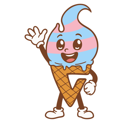 Softy, the icyvibes mascot