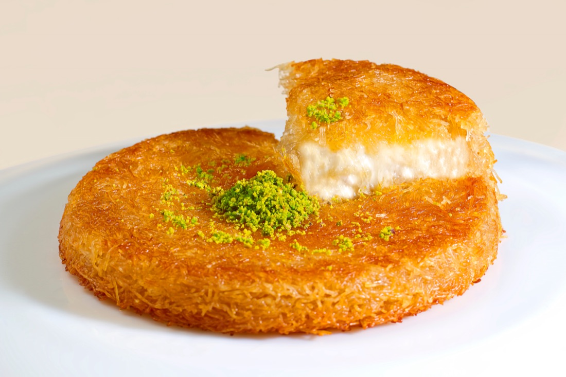 Baked cheese knafeh